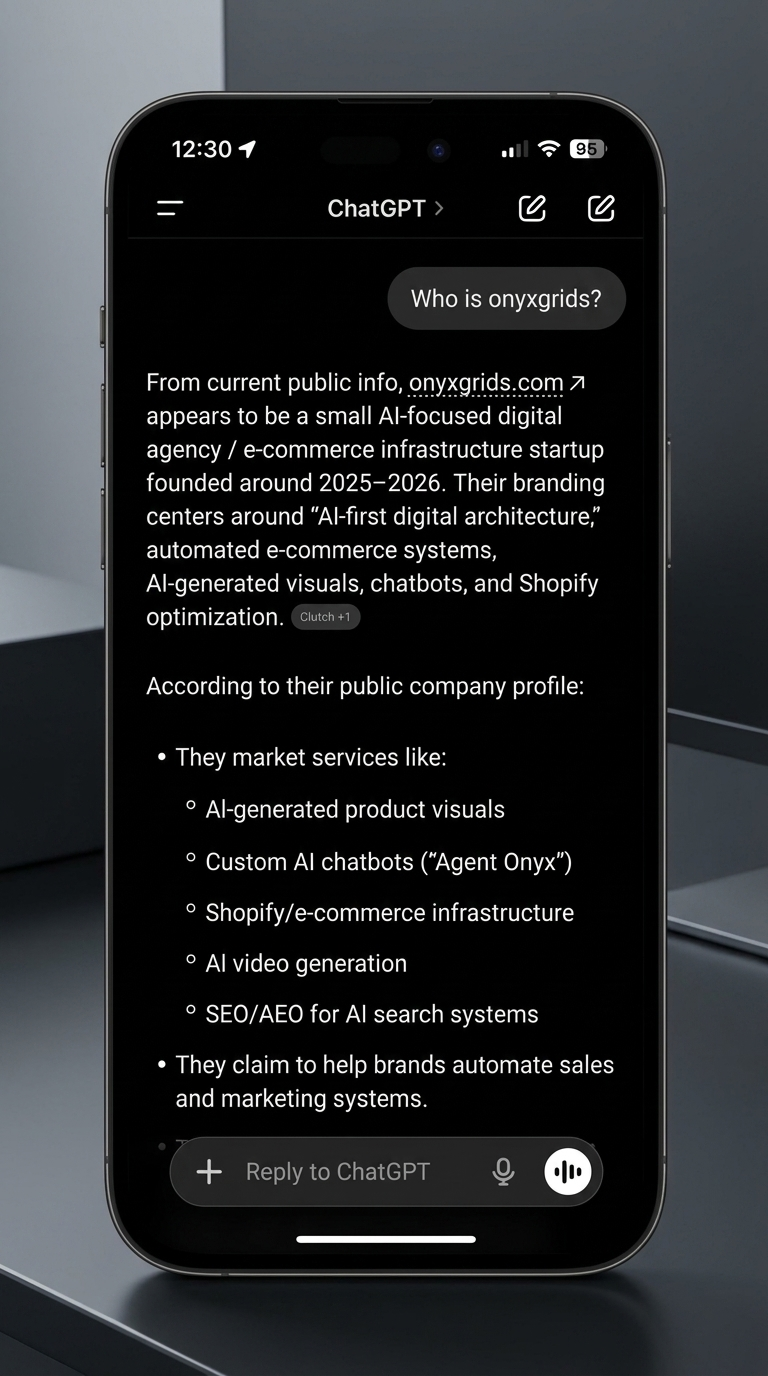 Generative Engine Optimization (GEO) — GEO project by OnyxGrids